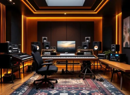 Comment optimiser son espace pour la production musicale à domicile ?