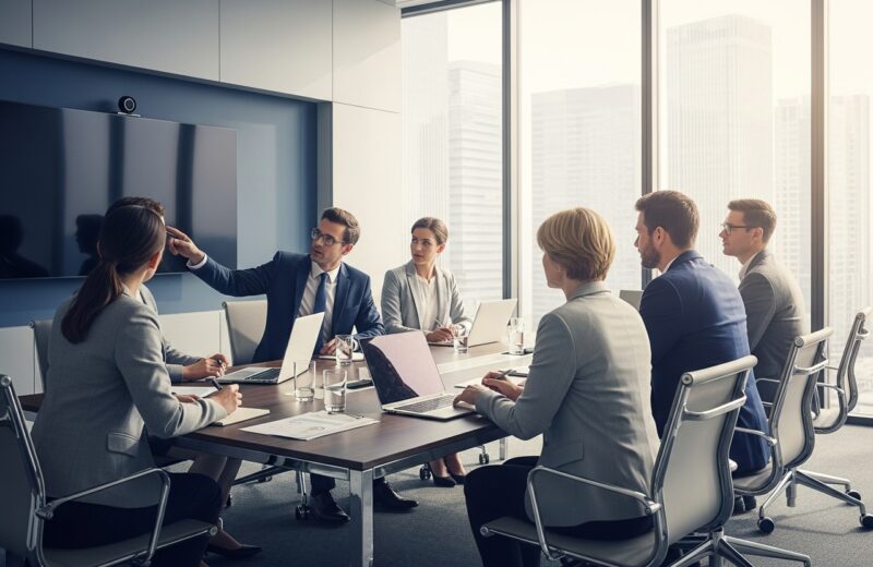 réunion d'entreprise