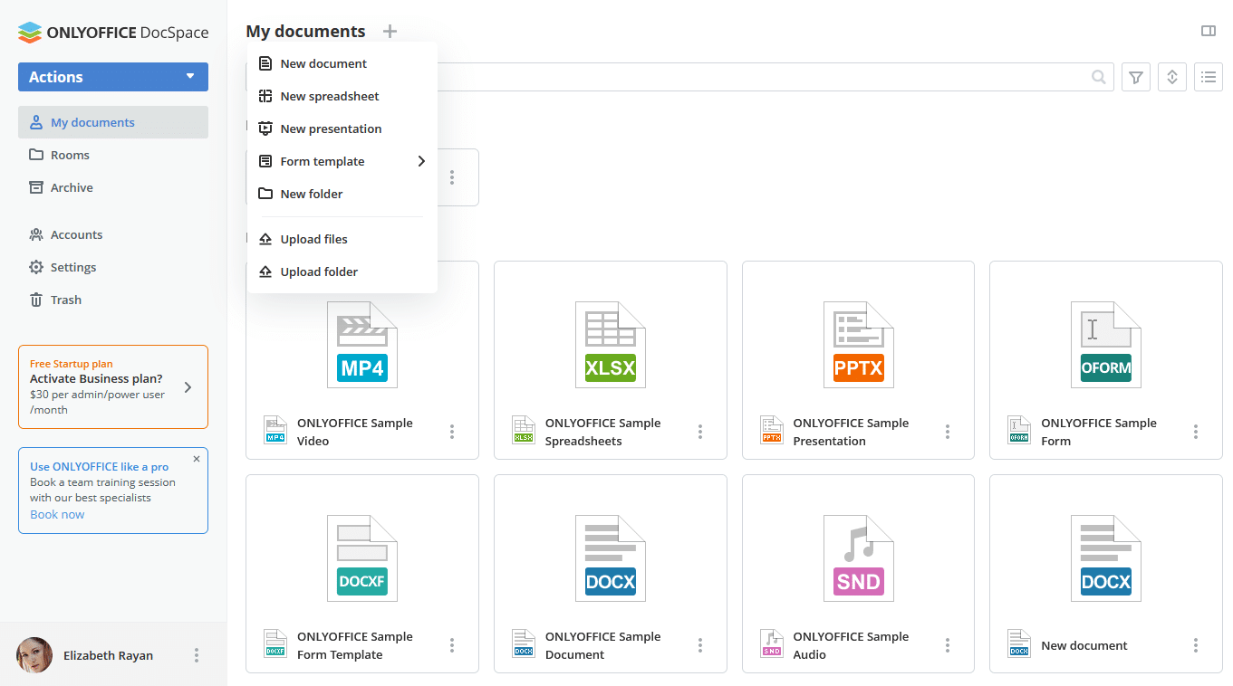 OnlyOffice - File-management