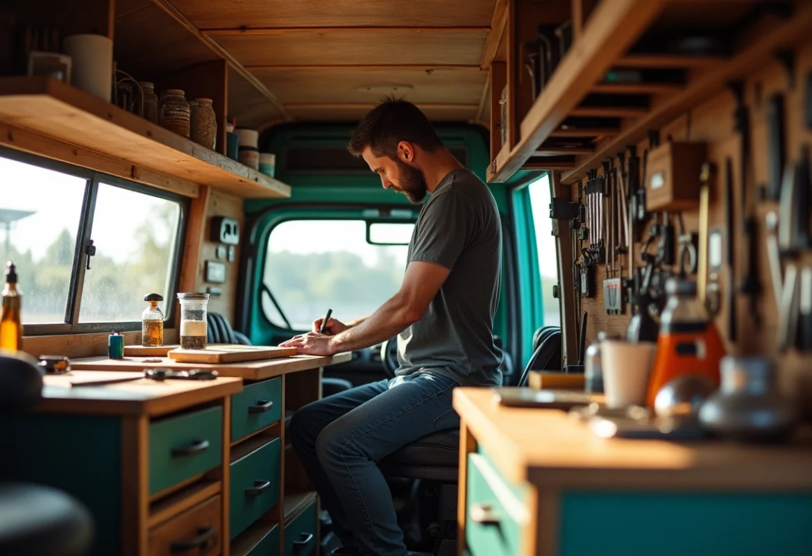 camion atelier agencement