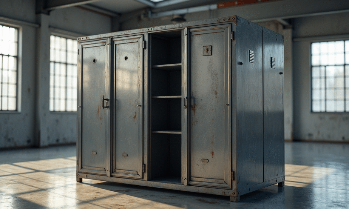 Armoire métallique industrielle : oui les armoire à portes pliantes sont résistantes !
