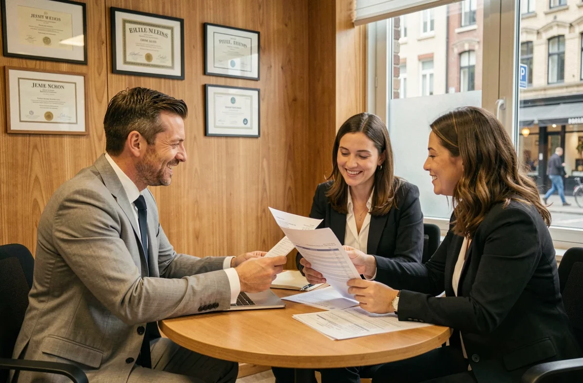 Expert de Forvis Mazars Lille accompagnant des dirigeants de PME lors d'une séance d'audit et de conseil