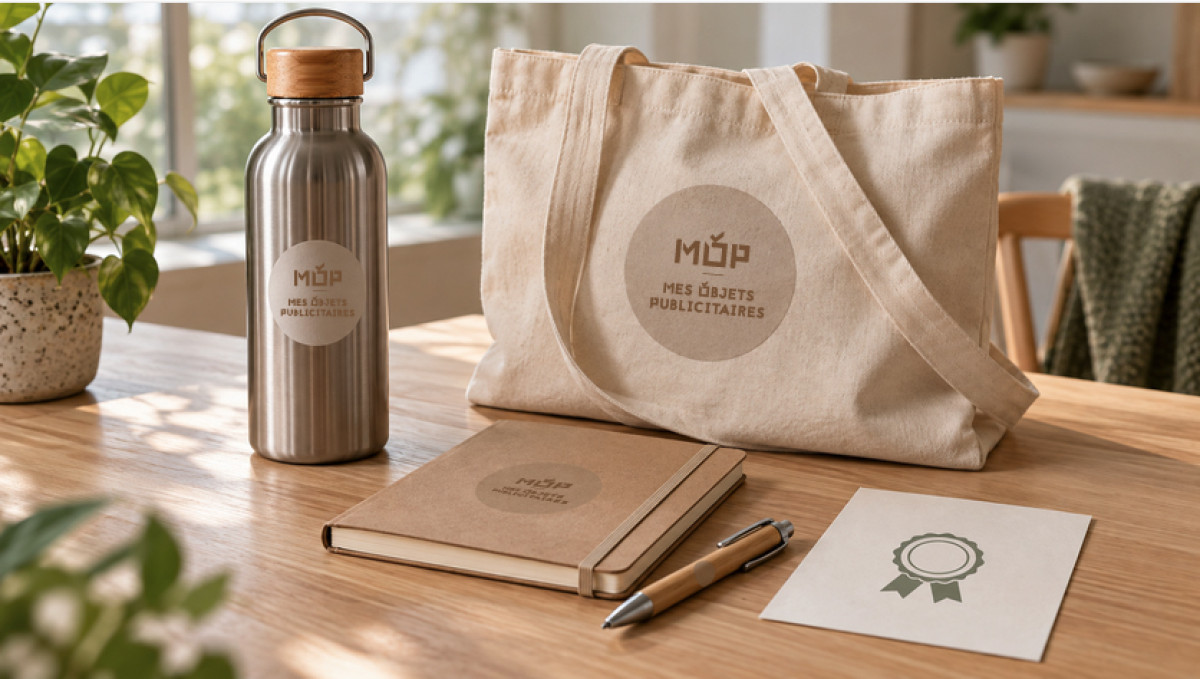 Goodies MOP : gourde, tote bag, carnet et stylo